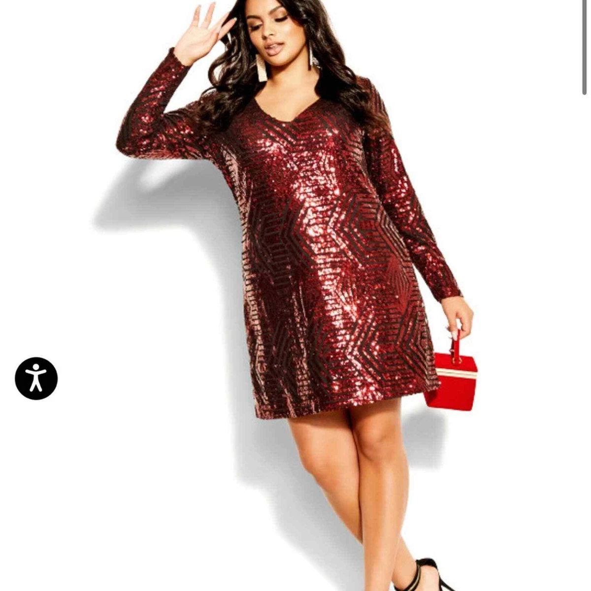Sequin dress size 20 hotsell
