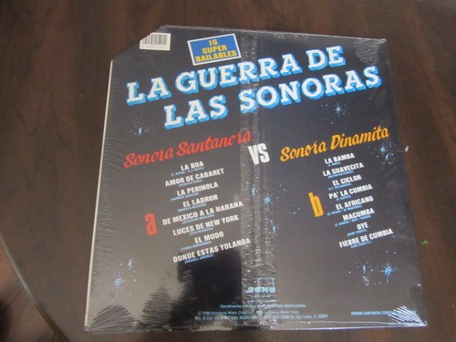 Sealed Guerra de las Sonoras Sonora Santanera vs Dinamita Vinyl LP Record Sono - Picture 2 of 3