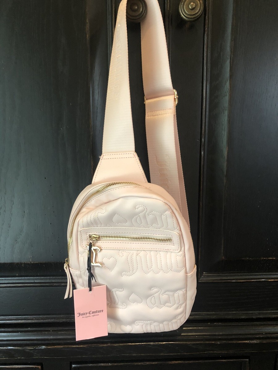 Juicy By Juicy Couture Powder Blush Pink Backpack NWT 