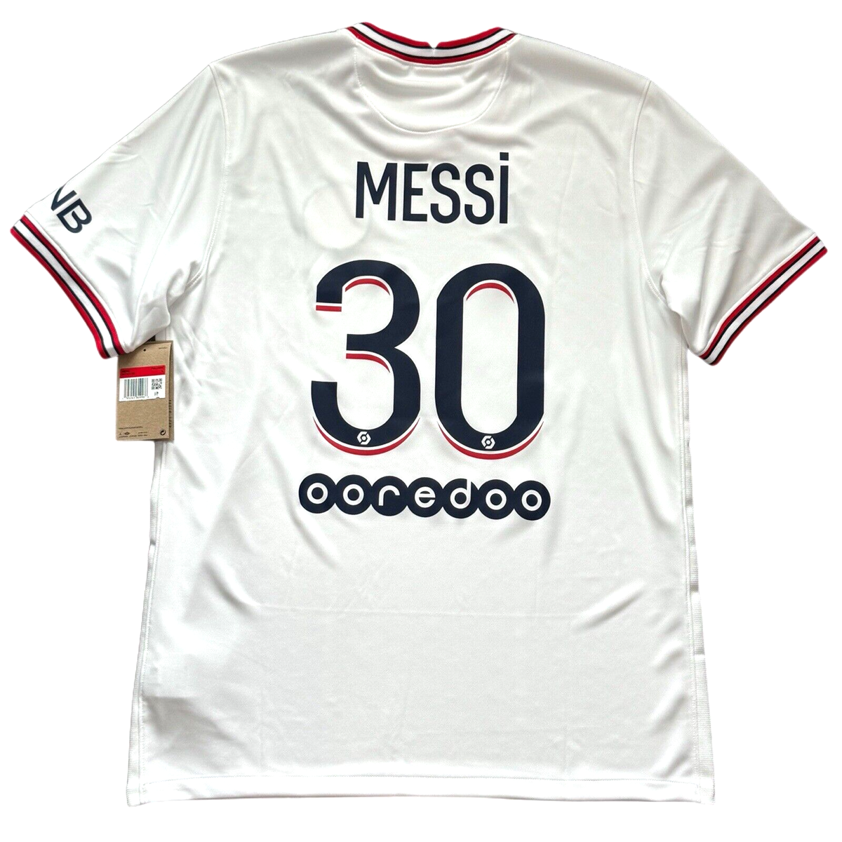 2021/22 PSG Fourth Jersey #30 Messi Large Jordan Paris 4th