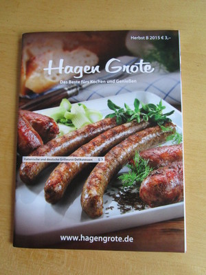 Prospekt Katalog Hagen Grote ''Das Beste fürs Kochen und Genießen'' Herbst B 2015