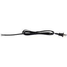 6 ft. Power Cord Black 18/2