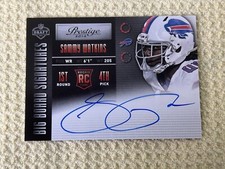 SAMMY WATKINS 2014 PANINI PRESTIGE DRAFT BIG BOARD SIGNATURES ROOKIE AUTO RC #4