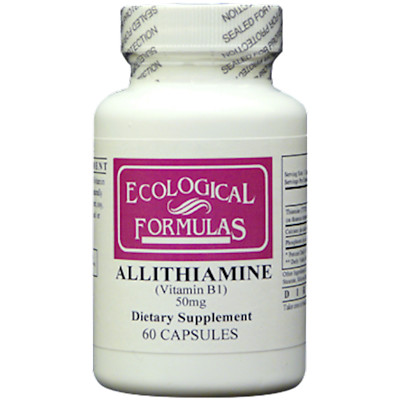 Ecological Formulas Allithiamine Vitamin B1 50 mg 60 Capsules