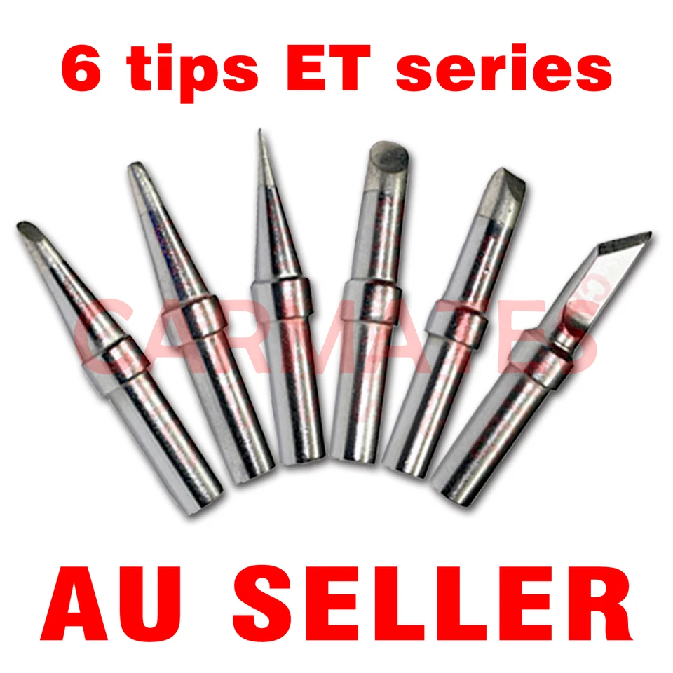 6PCs Solder Rework Soldering Station Iron Tips for Weller PES51 WES51 WESD51 OZ - Image 2 of 3