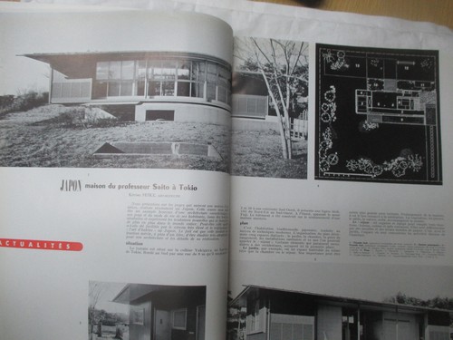 Techniques & Architecture Num 3-4 de 1953 (Professeur Saito Tokio,Revêtements - Picture 4 of 8
