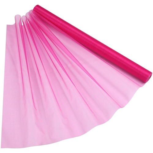 15m Organza Fabric Roll Wedding Party Decor Chair Bows Table Runner Sash Xmas - Picture 53 of 65