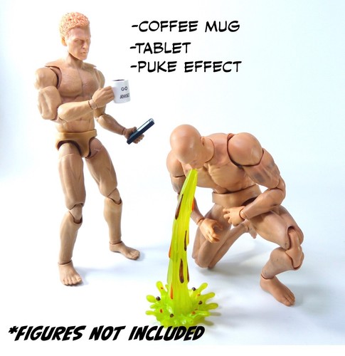 Super Action Stuff Cats w/ Knives Arcade Game On! 1/12 Action Figure Accessories - Picture 12 of 23
