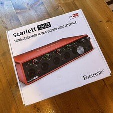 Focusrite Scarlett 18i8 (3rd Gen) 18-in 8-out Usb Audio Interface