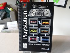 Williams Arcade's Greatest Hits Long box ( PlayStation 1 1996) PS1 VTG CIB W/Reg