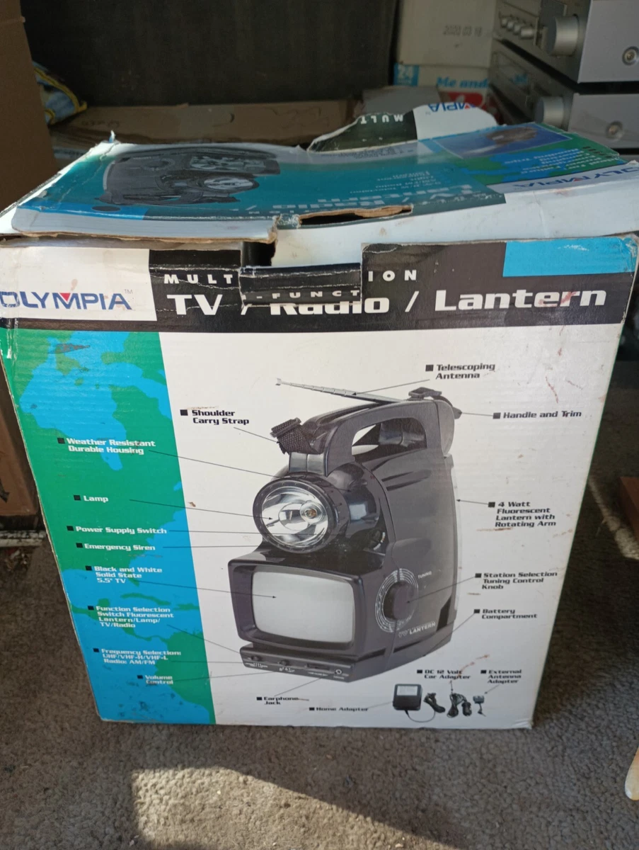 Olympia Multifunction Portable TV Lantern Radio Emergency Survival Camp  Storm | eBay