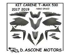 KIT CARENE TMAX 530 NERO OPACO 2017 2018 2019 PEZZI YAMAHA SCOCCHE PLASTICHE