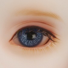 DOLLMORE NEW 12mm Classic Flat Back Oval Glass Eyes CS02 