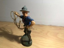 Elastolin Cowboy with rope lariat