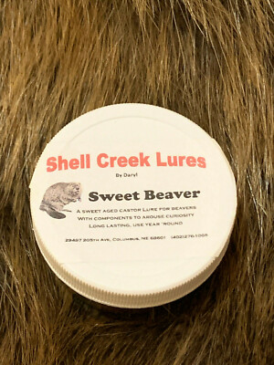 Sweet Beaver, Castor Lure, Traps Trapping Bait- 1 oz. jar, Shell Creek Lures 