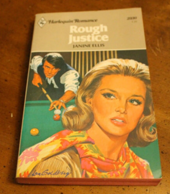 Rough Justice ~ Janine Ellis ~ 1980 1st Harlequin #2330 PB