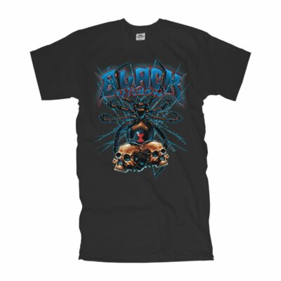 T-Shirt Black Widow skulls Spinne Spider american fashion shirt S-6XL (ADS0011) 