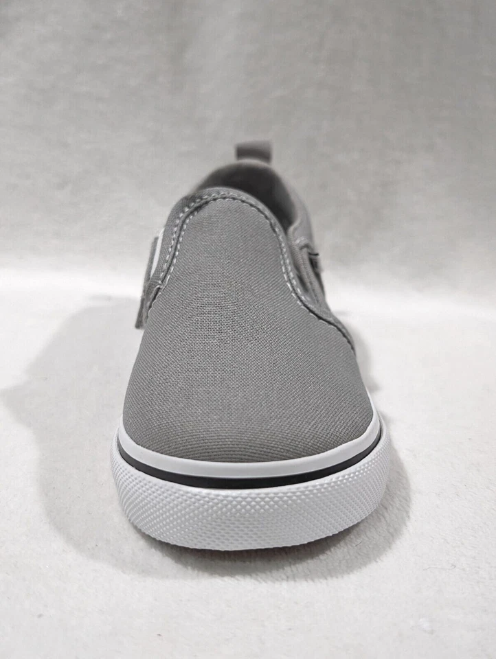 Vans Niños Pequeños Asher V Cuadros Pared Lateral Llovizna Gris Zapatos de Skate-6/7/8/9/10 Foto 4 de 4