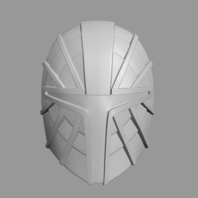 Mandalore the Ultimate v1 Mandalorian Ruler custom head for action figures