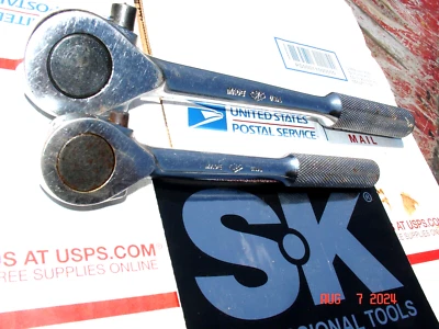 SK 3/8" and 1/2" Frankenstein push button ratchets - Image 1 of 4