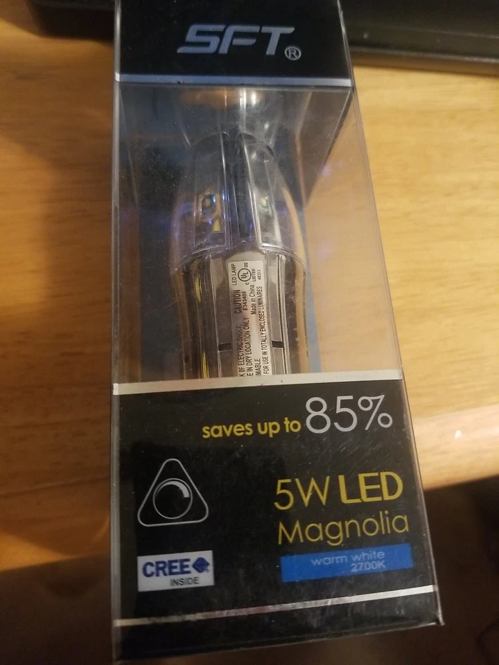 4-Pack LED Bulb Light (40w equiv.) E26 270 Lumen 5W Warm white 2700K *CREE - Image 2 of 4