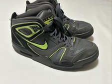 Nike Air Flight Legacy Men’s Size 8.5 Grey-Black-Volt lime Rare color 397204-030