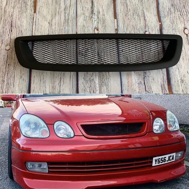 TTE Style Black Front Grill Mesh For Lexus GS300 GS430 Toyota Aristo ...