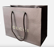 New Gucci Firenze 1921 Paper Shopping small accessory bag 9.75  x 6.75" x 4"