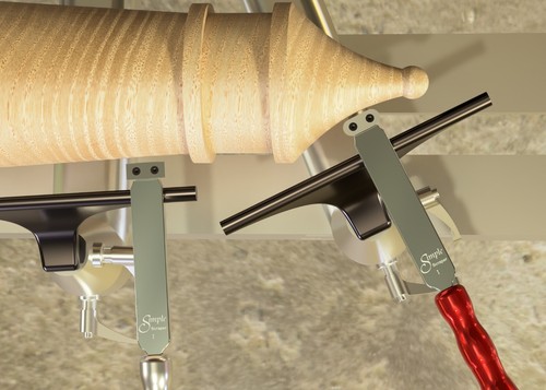Herramientas simples de torneado de madera raspador simple I - herramienta de carburo para dar forma y acabado - Imagen 3 de 14