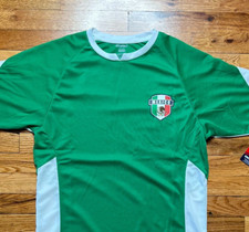 Mexico Soccer Jersey by Icon Sports - M - Green/Red NWT MEX101PF (Small Stain)