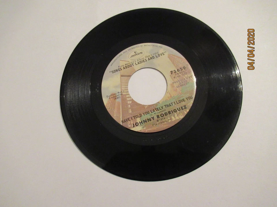 Johnny Rodriguez: I Just Can't Get Her Out Of My Mind / 45 Rpm 1975 - Image 2 of 2