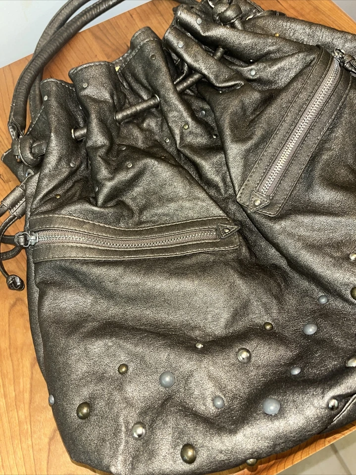 womens Purse Converse faux Leather Purse Handbag studded - Image 2 of 4