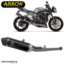 Impianto completo TRIUMPH STREET TRIPLE 765 RS 2022 ARROW ALU Nero CC Kat VELOCE