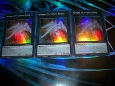 3x Number 39: Utopia Rising 1st Edition Super Rare MAZE-EN021 Yu-Gi-Oh!
