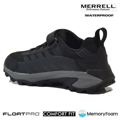 MERRELL NIÑOS NIÑAS IMPERMEABLES CAMINAR SENDERISMO CORRER TREKKING ZAPATILLAS AL AIRE LIBRE - Imagen 5 de 25