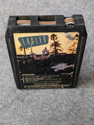 The Eagles, Hotel California (8-Track Tape, 1976, Black Cart