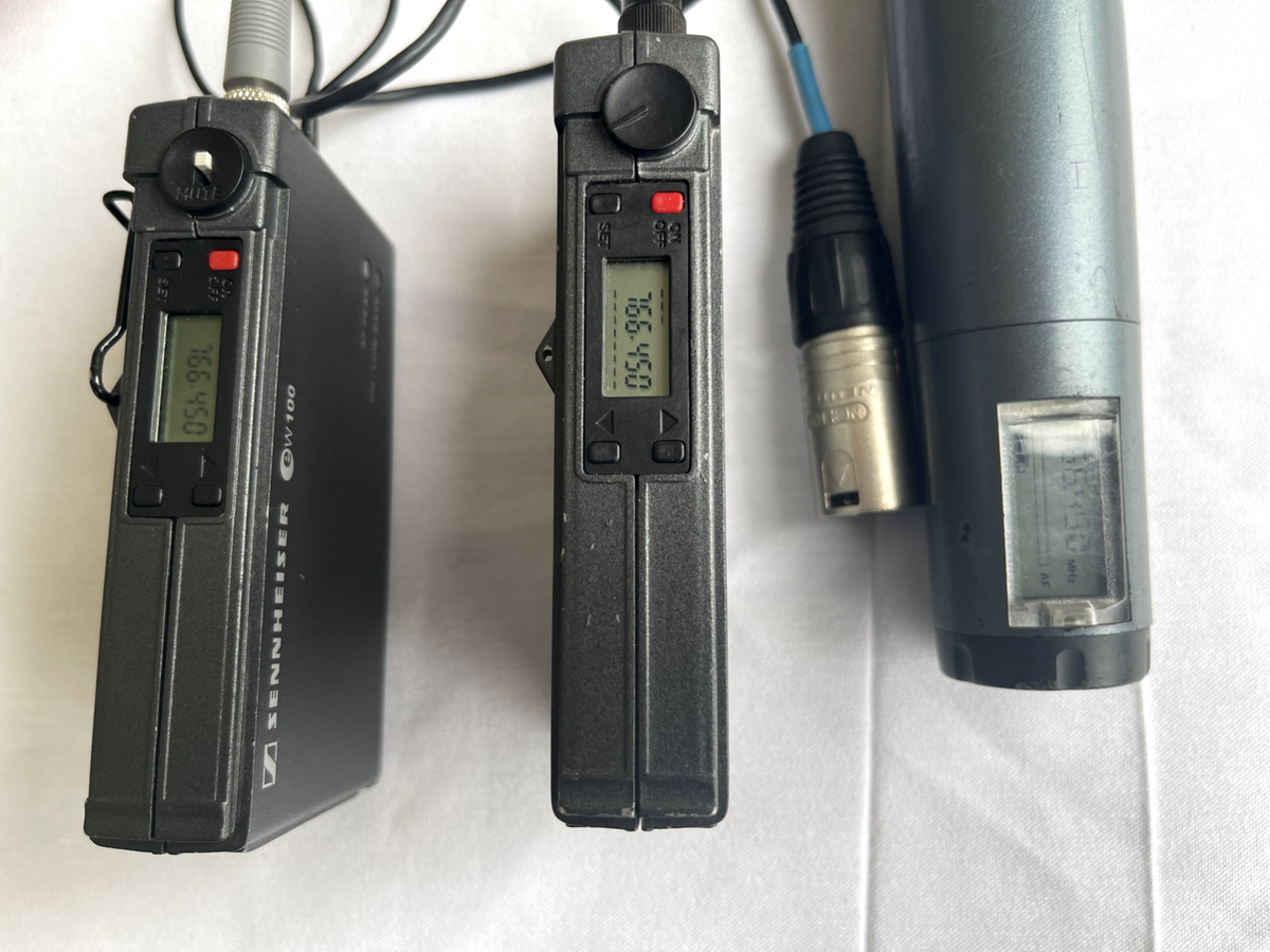 SENNHEISER EW 100 Dual wireless microphone system – mint | eBay