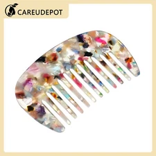 1Pcs Wide Tooth Hair Comb Anti-Static Detangling Comb Pocket Size Multicolor