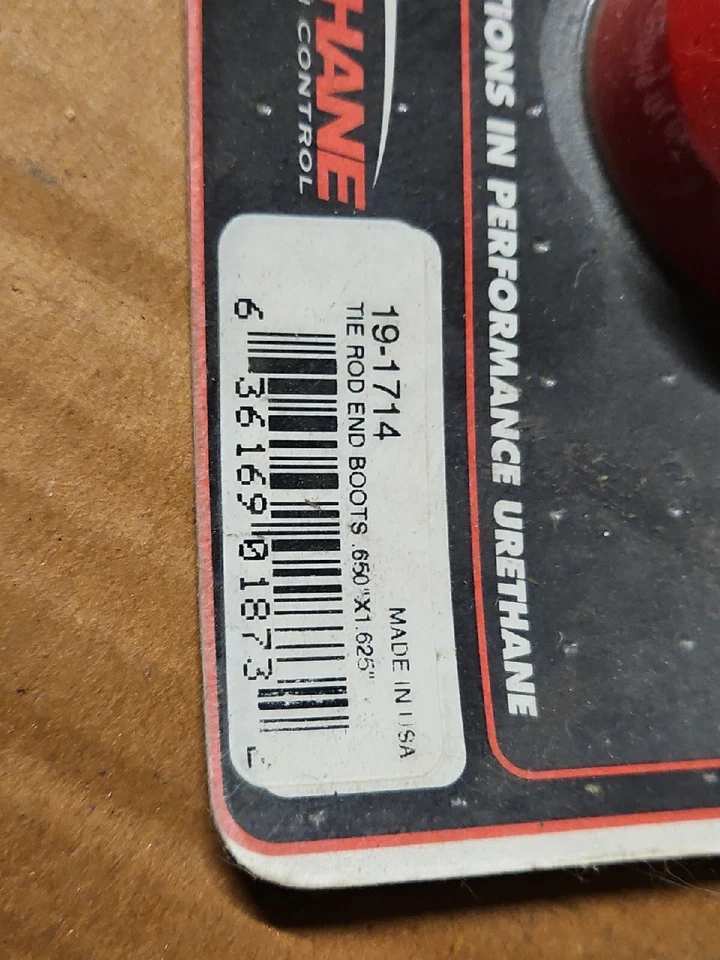 NUEVAS botas Prothane 19-1714 Tie Rod End para Chevy Blazer 69-91 Foto 2 de 4