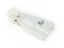 10 Pieces Reusable Acrylic UV Gel Nail Art Polish Remover Clips in White