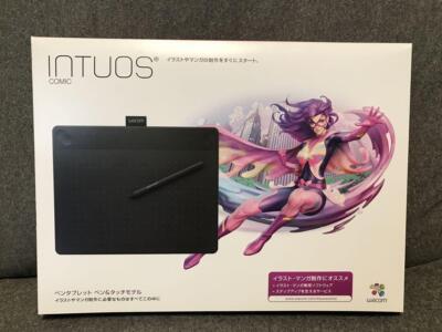 WACOM Pen Touch Tablet Intuos CTH-690/K1 Comic Art Wireless Black