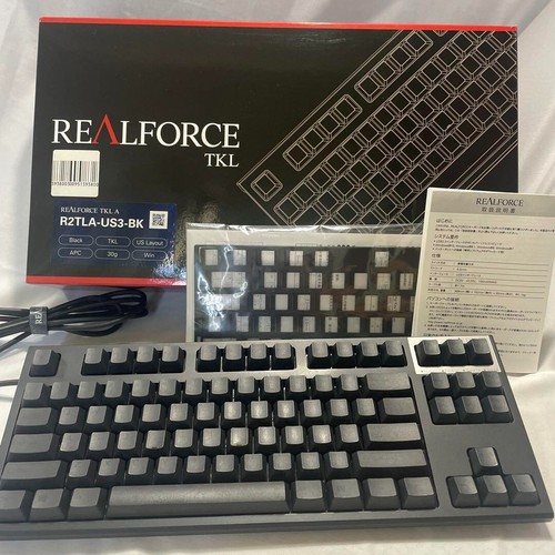 Realforce R2TLA-US3-BK Black English Layout 30g Tenkeyless Black