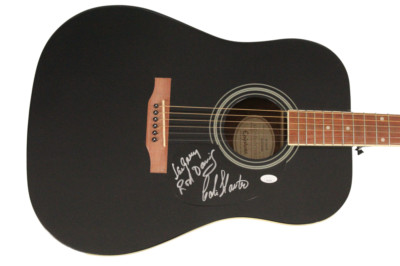 The Quarrymen Signed Autograph Epiphone Guitar John Lennon Original Band w/ JSA