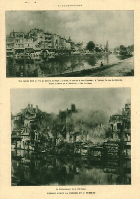 Document ancien le Fort de Vaux 1915 issu magazine