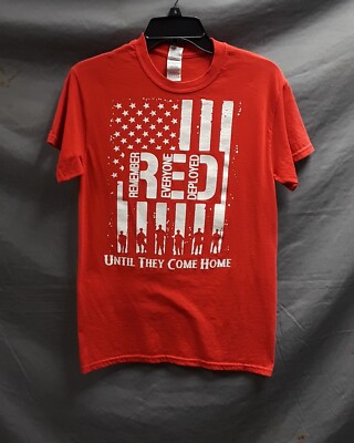 R.E.D. T-Shirt, Remember Everyone Deployed, Red Fridays