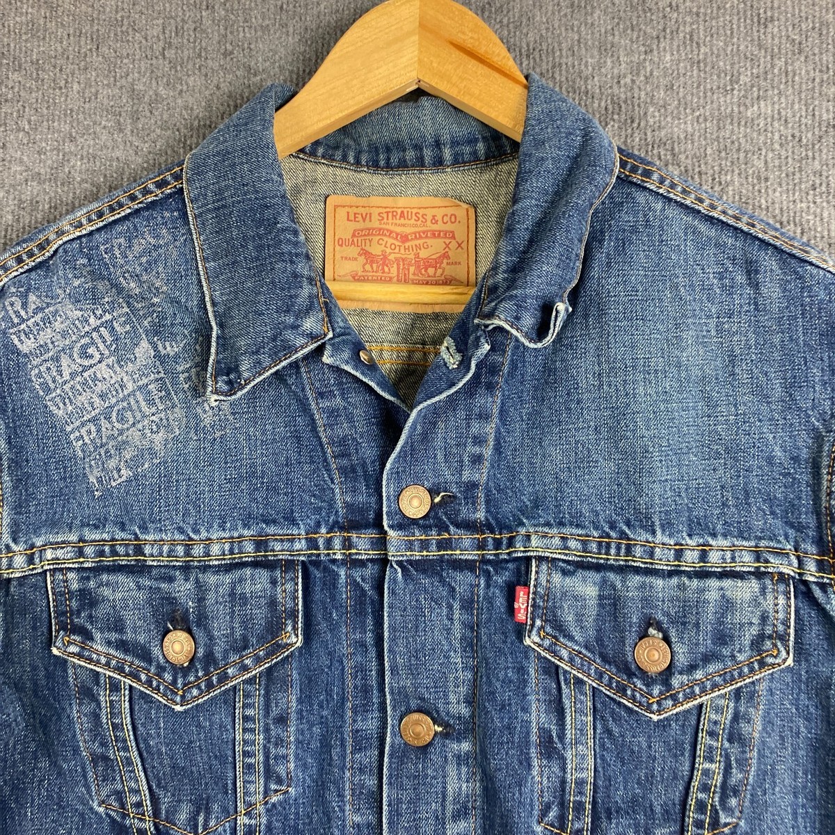 80sビンテージLevis70505オリジナルUSA製リーバイスGジャンlevi's