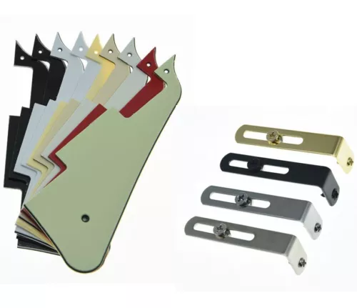 KAISH LP Guitar Pickguard Stainless Steel Bracket & Screws for Gibson Les Paul