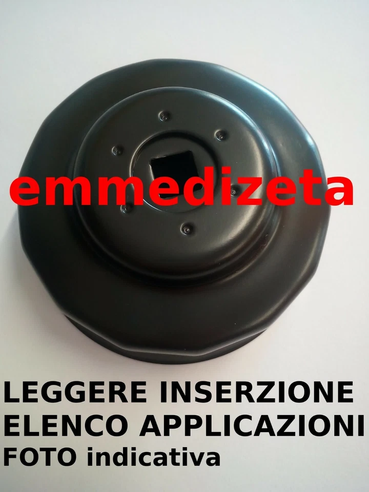 RICAMBIO GENERICO Chiave a tazza per filtro olio moto BMW 1100 1150 1200 R K - GS RT C RS GT