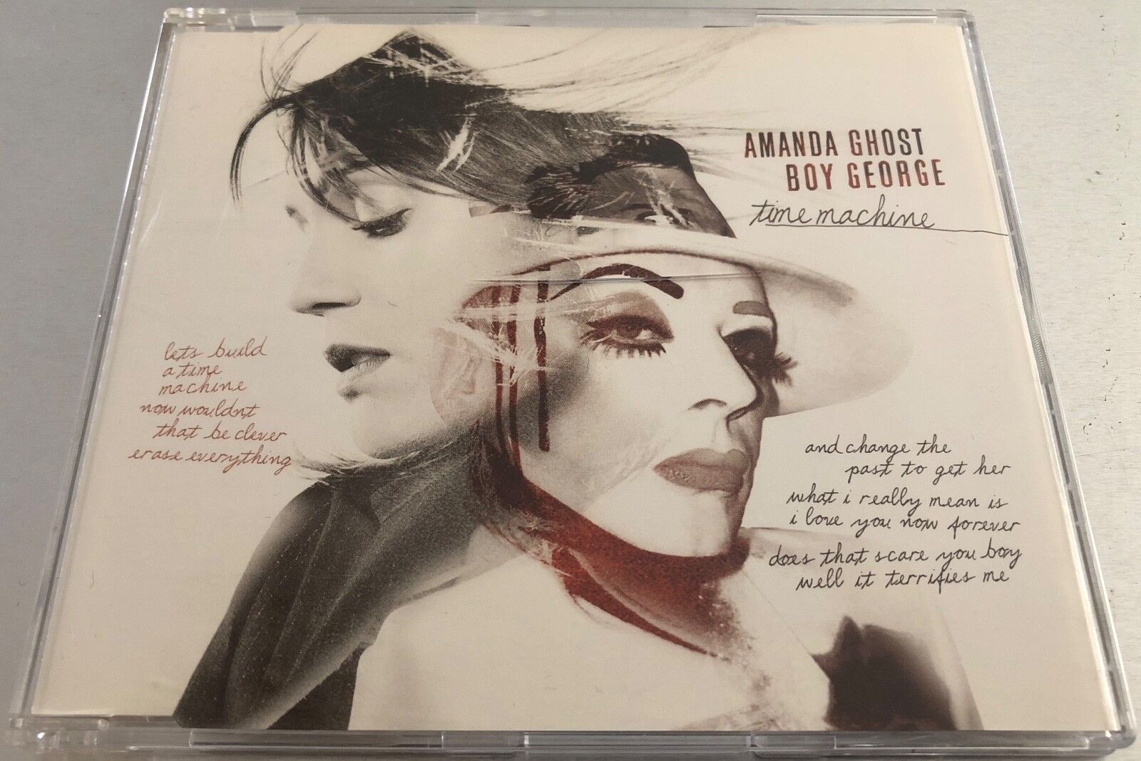 AMANDA GHOST & BOY GEORGE "Time Machine" RARE LIMITED ED 2006 UK ONLY CD-SINGLE