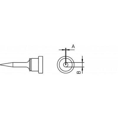 Weller LT 1SA Lötspitze Spitzen-Länge 15 mm Inhalt 1 St.
